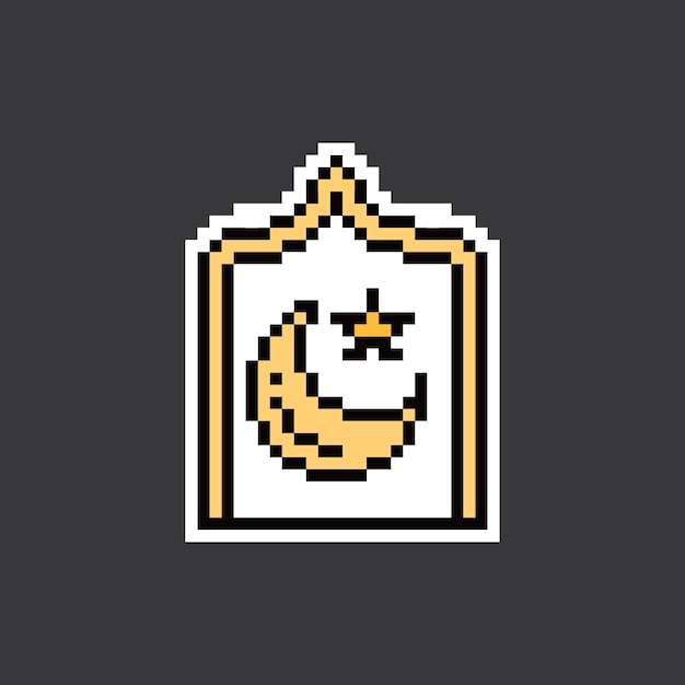 diseño de sprite de animación retro de pixel art