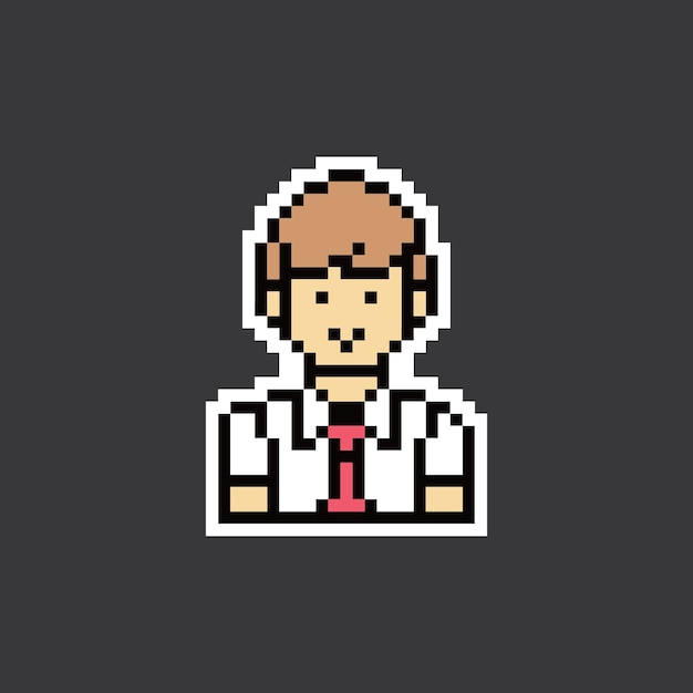diseño de sprite de animación retro de pixel art