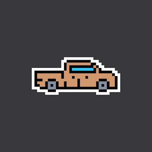 diseño de sprite de animación retro de pixel art