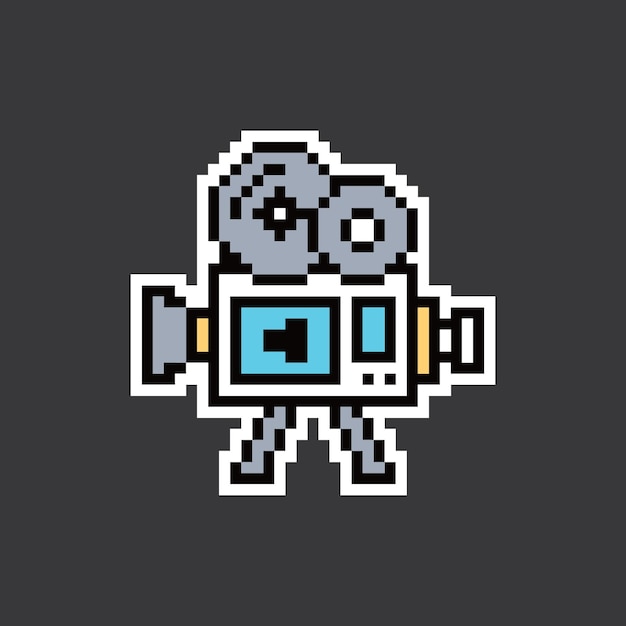 diseño de sprite de animación retro de pixel art