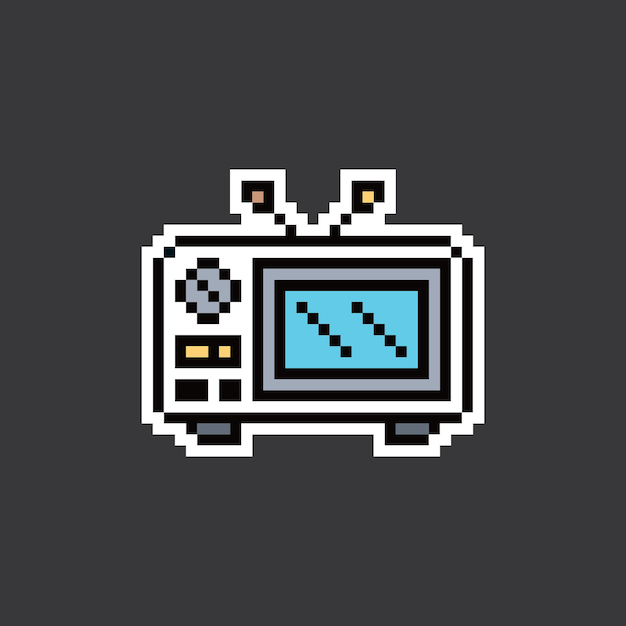 diseño de sprite de animación retro de pixel art