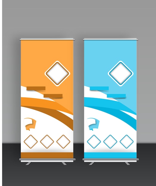 Vector diseño de standee acumulativo 2