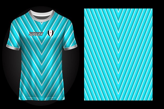 Vector diseño de sublimación de la camiseta deportiva