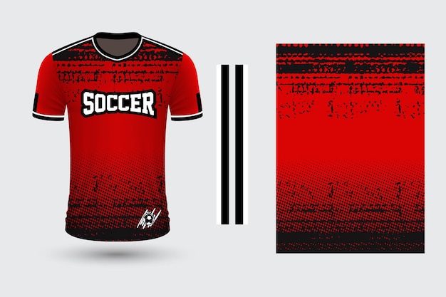 Diseño de sublimación de la camiseta de fútbol