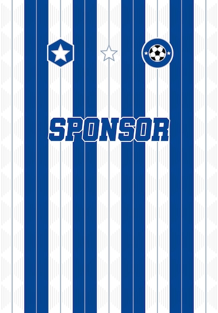 Diseño de sublimación de la camiseta de fútbol