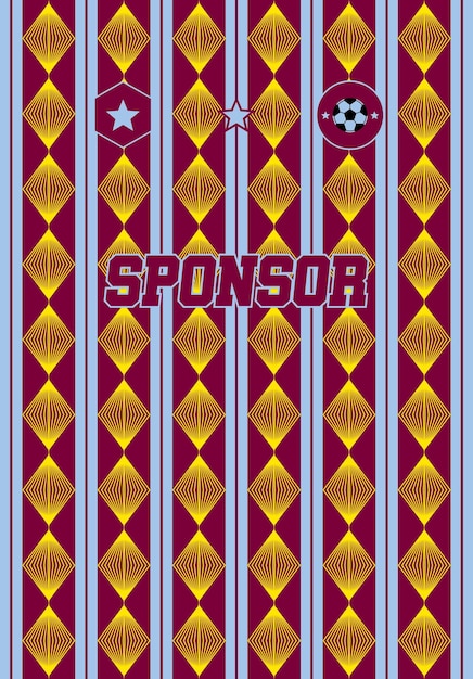 Diseño de sublimación de la camiseta de fútbol