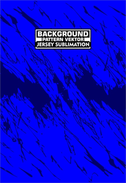 Diseño de sublimación de camisetas azules abstractas para deportes y prendas de vestir