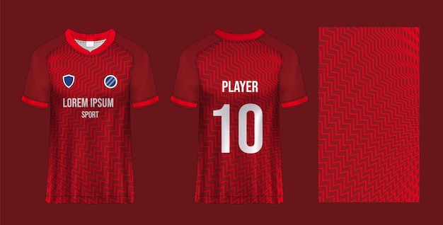Diseño de sublimación de camisetas deportivas