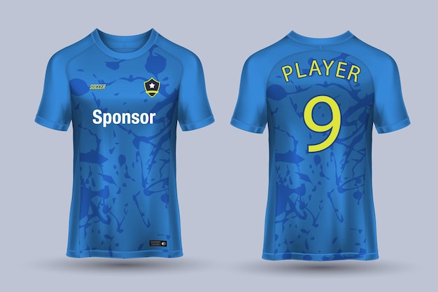 Diseño de sublimación de camisetas deportivas