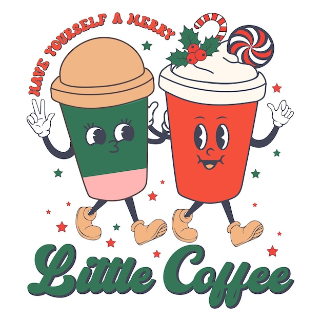 Diseño de sublimación retro de Navidad