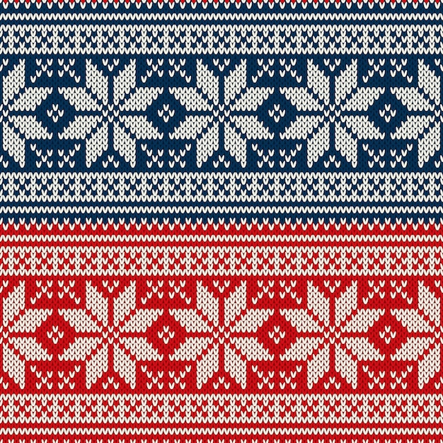 Diseño de suéter de Navidad de patrones sin fisuras