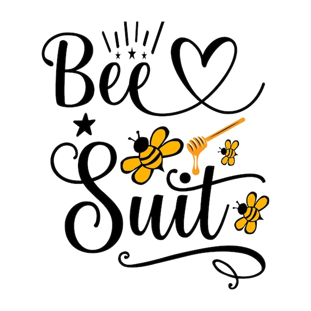 Diseño svg de abeja diseño de cotizaciones de abeja