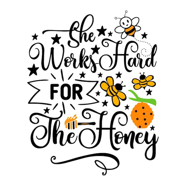 Diseño svg de abeja diseño de cotizaciones de abeja