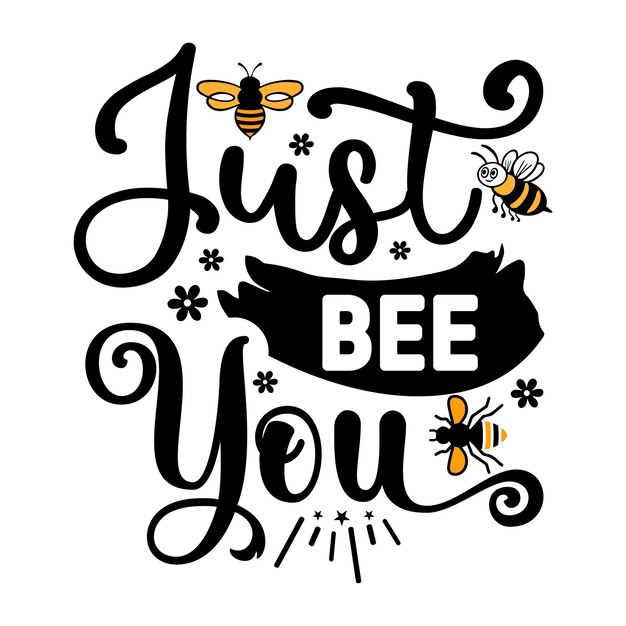 Vector diseño svg de abeja diseño de cotizaciones de abeja