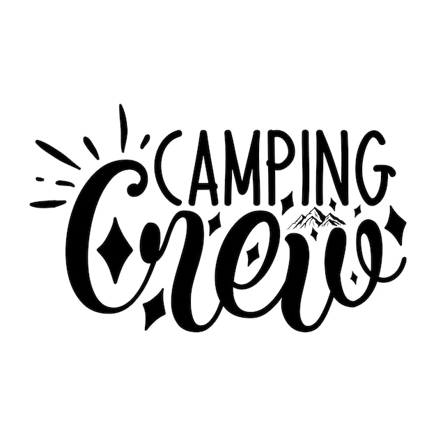 Diseño de Svg para acampar