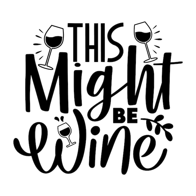 Diseño SVG amante del vino