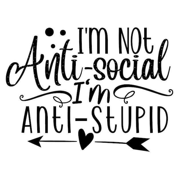 Diseño SVG antisocial