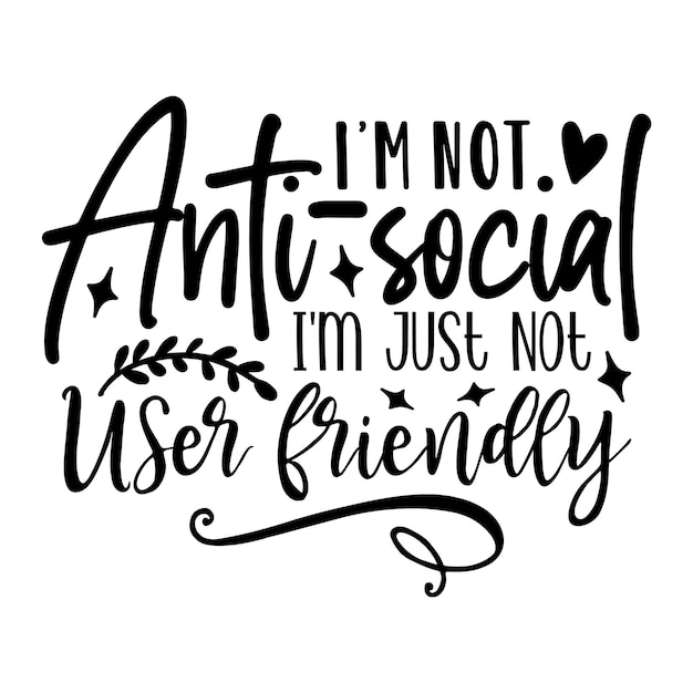 Diseño SVG antisocial