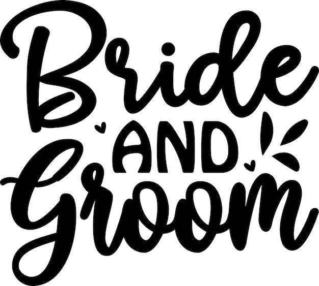 Diseño SVG de boda