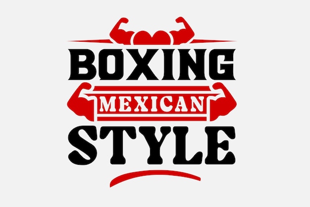 Diseño de svg de boxeo