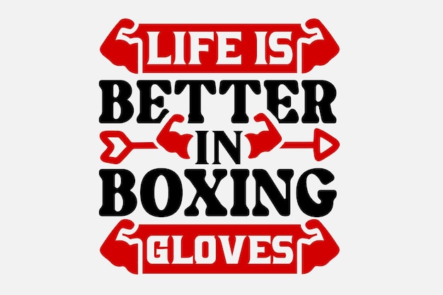 Diseño de svg de boxeo