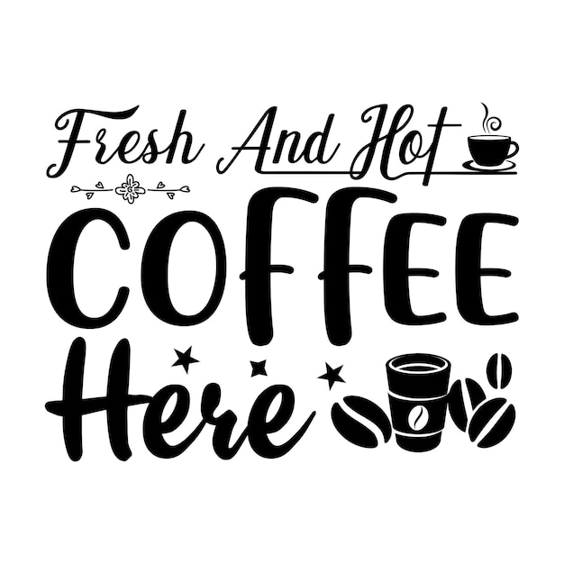 Diseño svg de café