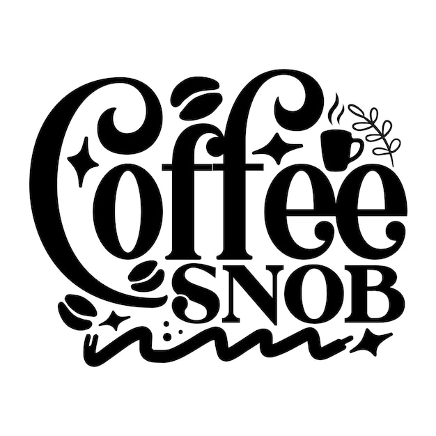 Diseño SVG de café