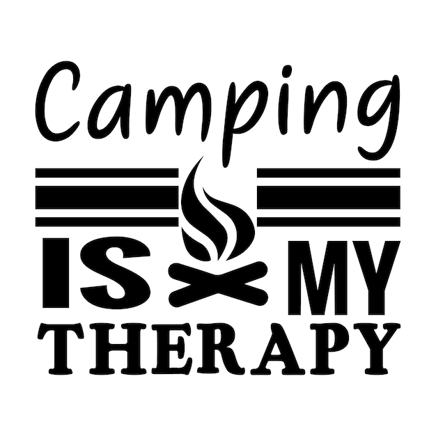 Diseño SVG de campamento