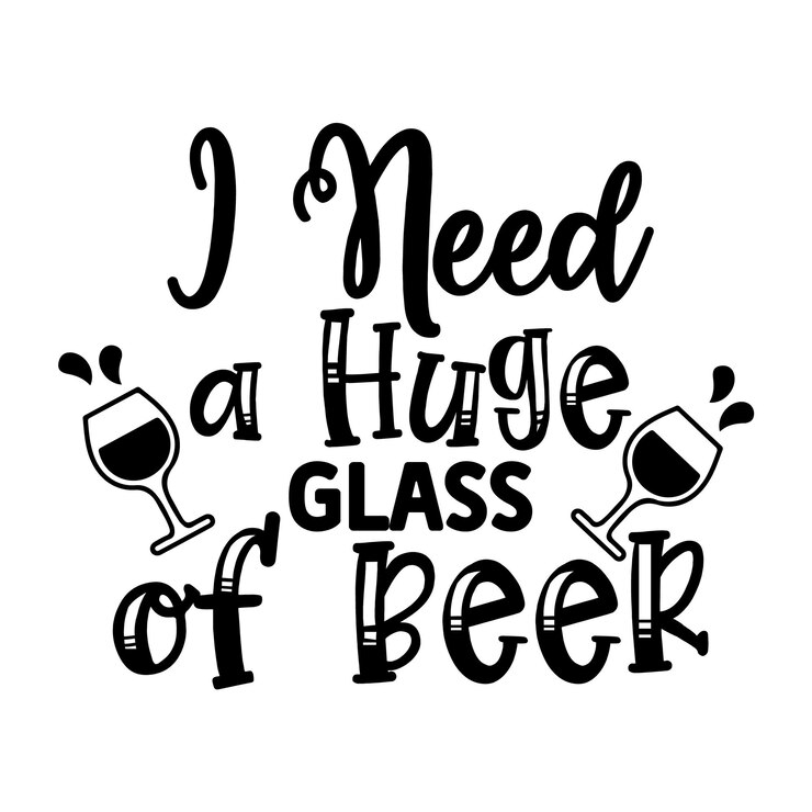Vector diseño de svg de cerveza