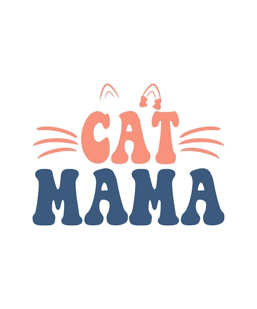 Diseño de SVG de cita de gato