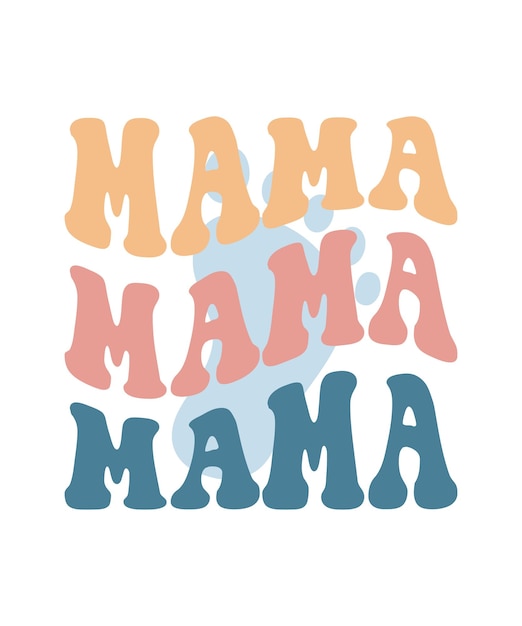 Diseño SVG de cita de mamá