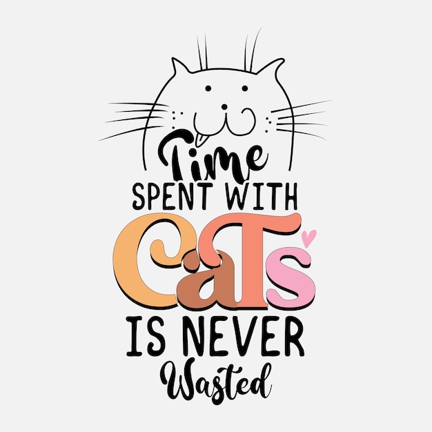 El diseño SVG de las citas de gato