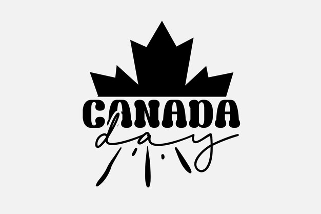 diseño de svg del día de canada