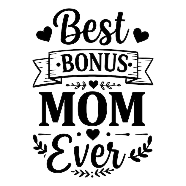 Diseño SVG del Día de las Madres
