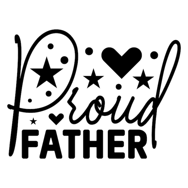 Vector diseño de svg para el día del padre