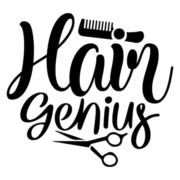 Diseño svg de estilista de cabello