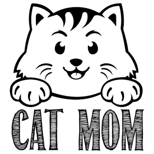 diseño de svg de gato