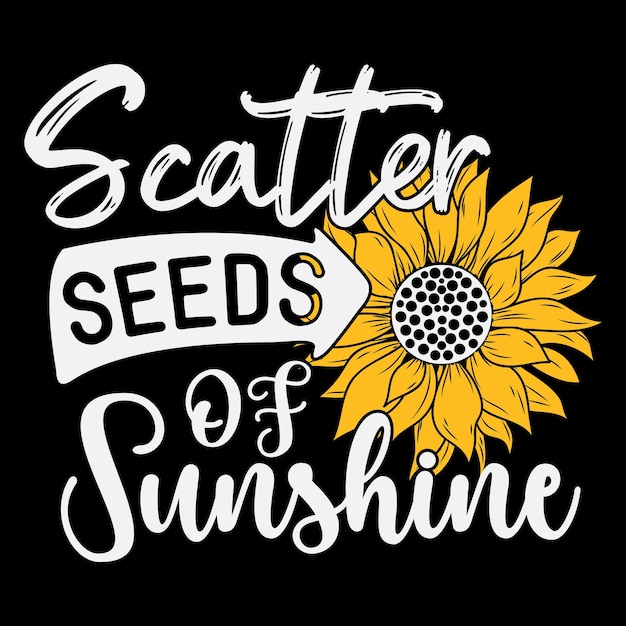 Diseño SVG de girasol