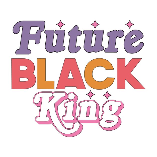 Diseño de svg de historia negra Archivo de diseño de camiseta de historia negra