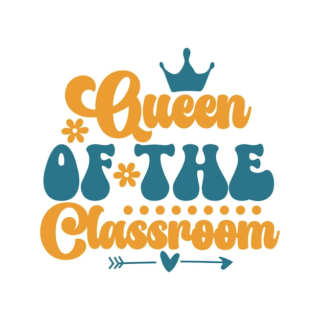 Diseño de svg de maestro retro