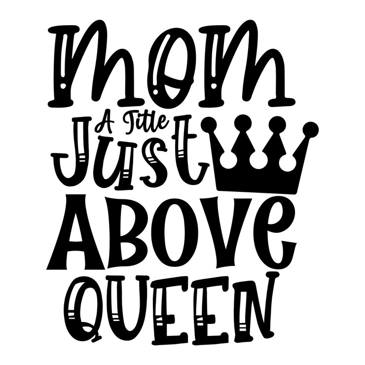 Diseño SVG de mamá divertida