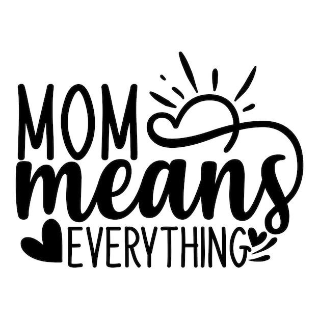 Diseño SVG de mamá divertida