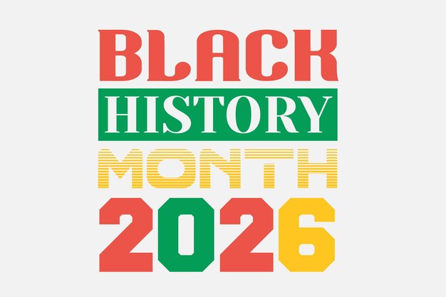 El diseño de svg del Mes de la Historia Negra
