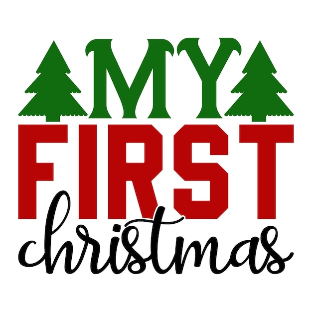 diseño svg de navidad y descarga digital