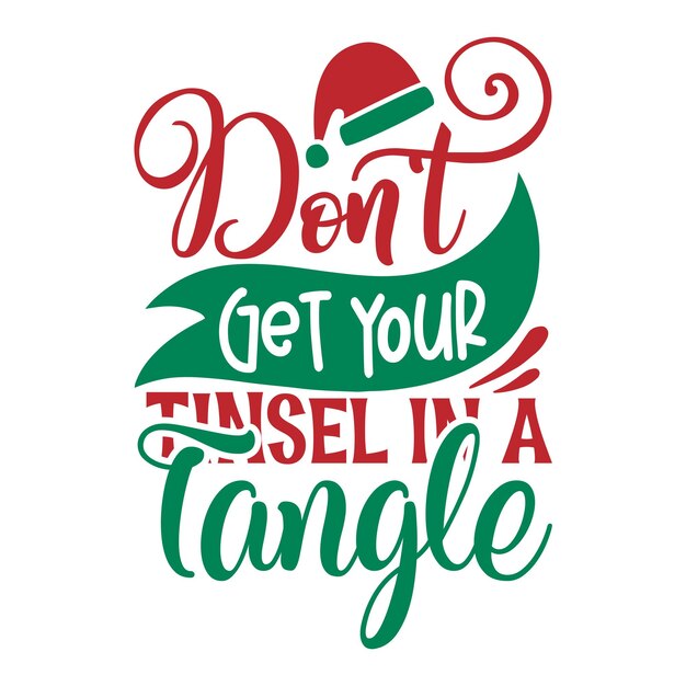 Diseño SVG de Navidad Diseño de camisetas de citas de Navidad