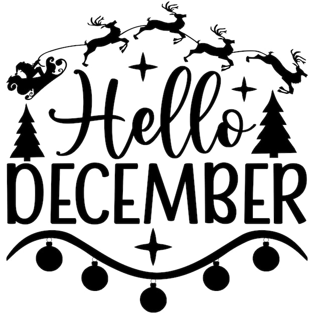 Diseño SVG de Navidad