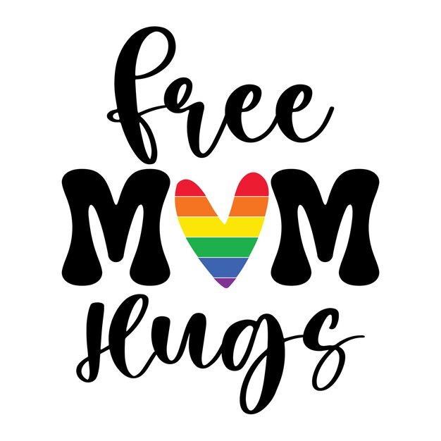 Diseño de svg del orgullo gay