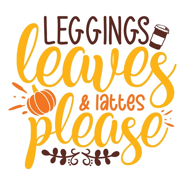 Diseño SVG de otoño