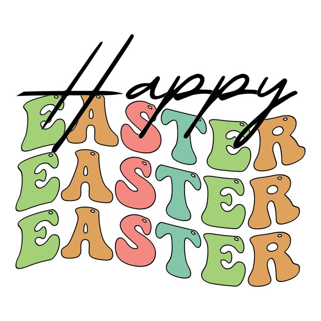diseño de svg de pascua