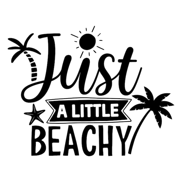 Diseño svg de playa